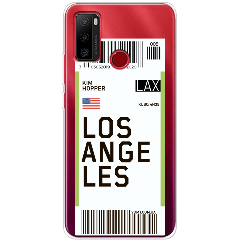 Прозрачный чехол BoxFace Ulefone Note 10 Ticket Los Angeles