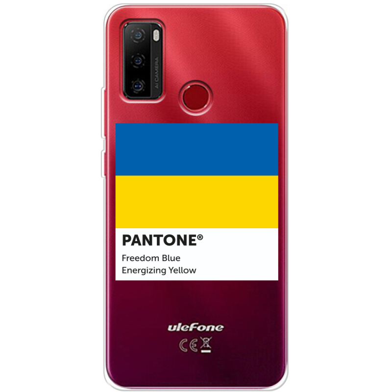 Прозрачный чехол BoxFace Ulefone Note 10 Pantone вільний синій