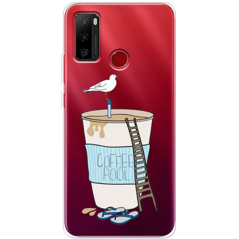 Прозрачный чехол BoxFace Ulefone Note 10 Segull in Cofee Pool