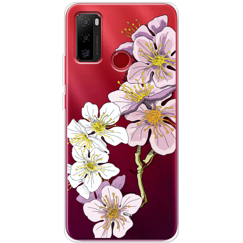 Прозрачный чехол BoxFace Ulefone Note 10 Cherry Blossom