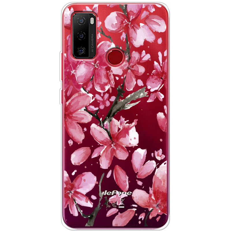 Прозрачный чехол BoxFace Ulefone Note 10 Pink Magnolia