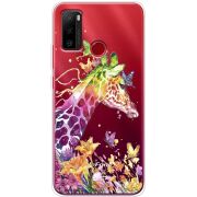 Прозрачный чехол BoxFace Ulefone Note 10 Colorful Giraffe