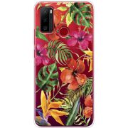 Прозрачный чехол BoxFace Ulefone Note 10 Tropical Flowers