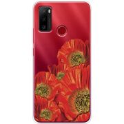 Прозрачный чехол BoxFace Ulefone Note 10 Red Poppies