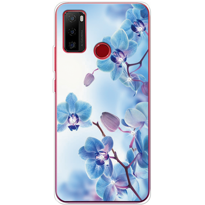 Чехол со стразами Ulefone Note 10 Orchids