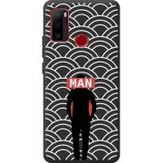 Черный чехол BoxFace Ulefone Note 10 Man Pattern