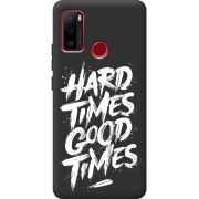 Черный чехол BoxFace Ulefone Note 10 Hard Times Good Times