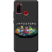 Черный чехол BoxFace Ulefone Note 10 Among Us Impostors