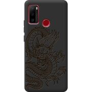 Черный чехол BoxFace Ulefone Note 10 Chinese Dragon