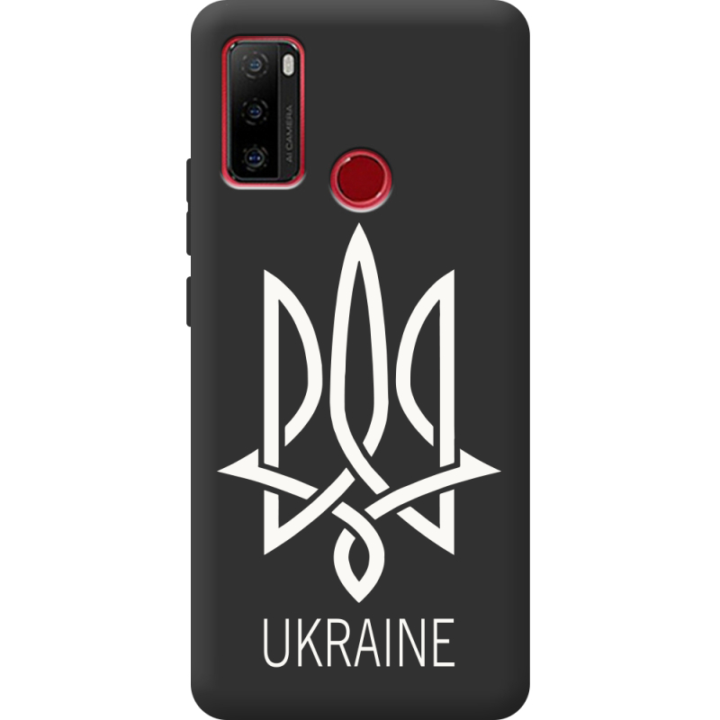 Черный чехол BoxFace Ulefone Note 10 Тризуб монограмма ukraine