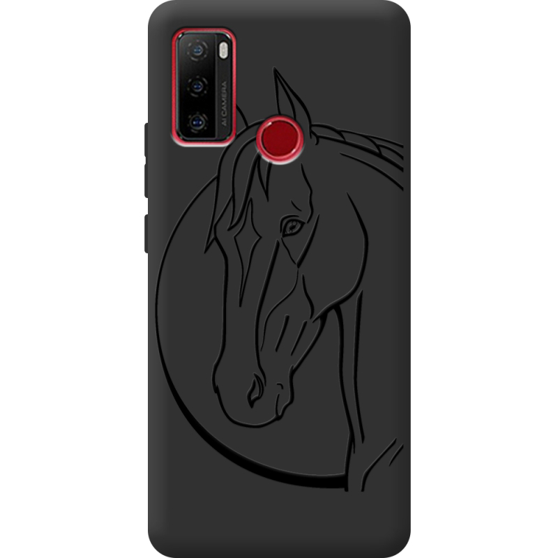 Черный чехол BoxFace Ulefone Note 10 Horse