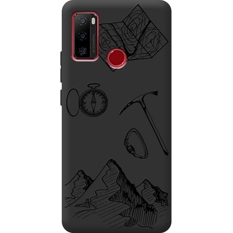 Черный чехол BoxFace Ulefone Note 10 Mountains