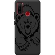 Черный чехол BoxFace Ulefone Note 10 Grizzly Bear