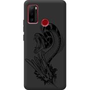 Черный чехол BoxFace Ulefone Note 10 Snake