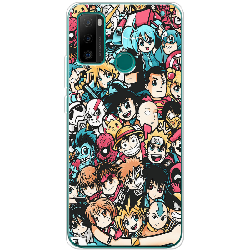 Чехол BoxFace Ulefone Note 10P Anime Stickers