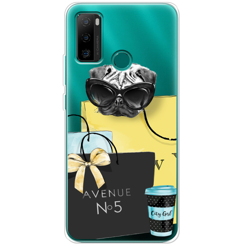 Прозрачный чехол BoxFace Ulefone Note 10P Fashion Pug