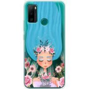 Прозрачный чехол BoxFace Ulefone Note 10P Blue Hair