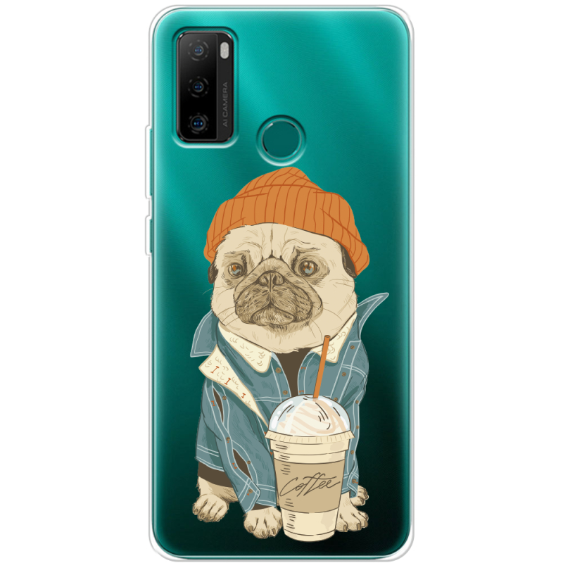 Прозрачный чехол BoxFace Ulefone Note 10P Dog Coffeeman