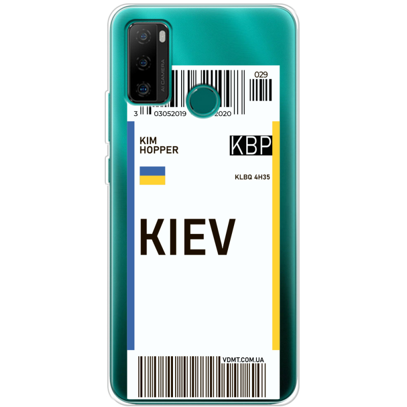 Прозрачный чехол BoxFace Ulefone Note 10P Ticket Kiev