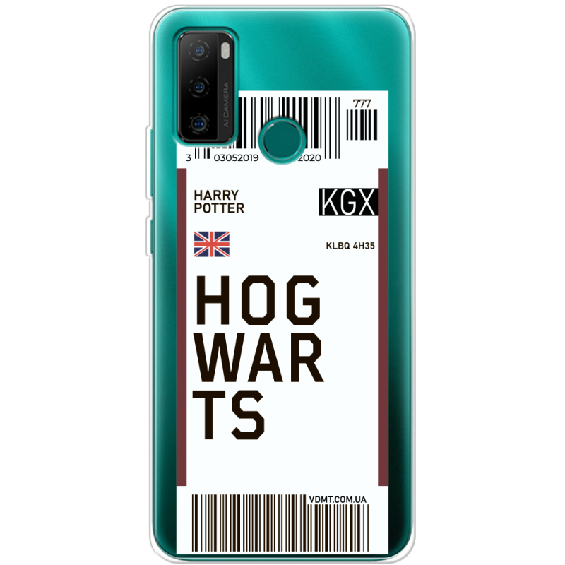 Прозрачный чехол BoxFace Ulefone Note 10P Ticket Hogwarts