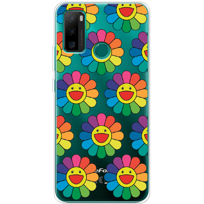 Прозрачный чехол BoxFace Ulefone Note 10P Hippie Flowers