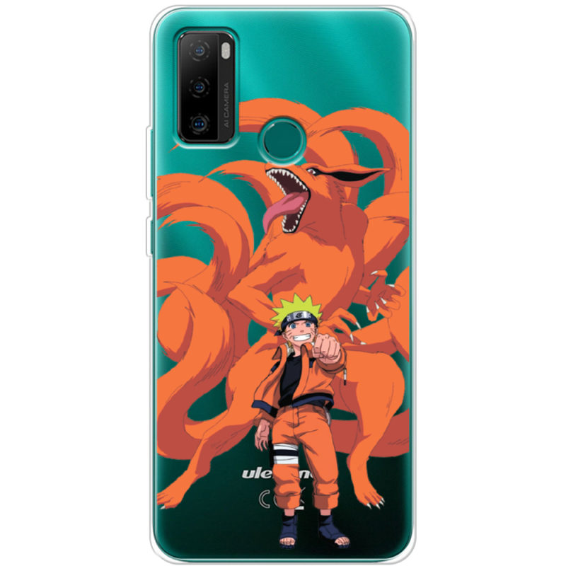 Прозрачный чехол BoxFace Ulefone Note 10P Naruto and Kurama