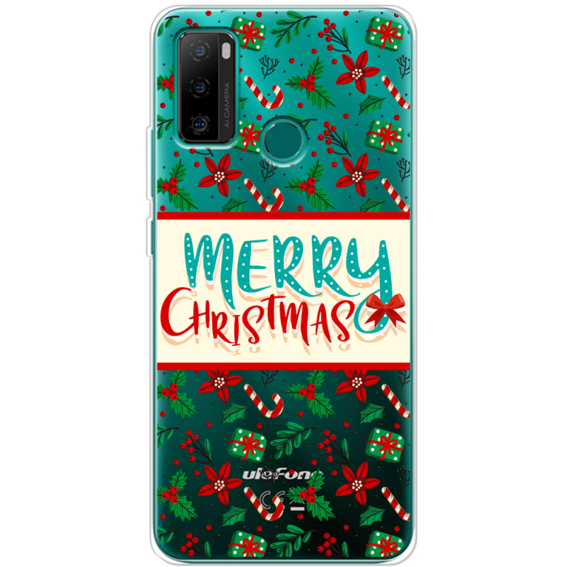 Прозрачный чехол BoxFace Ulefone Note 10P Vintage Christmas Pattern