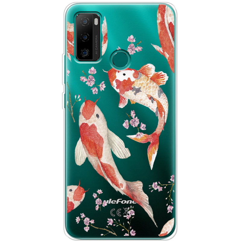 Прозрачный чехол BoxFace Ulefone Note 10P Japanese Koi Fish