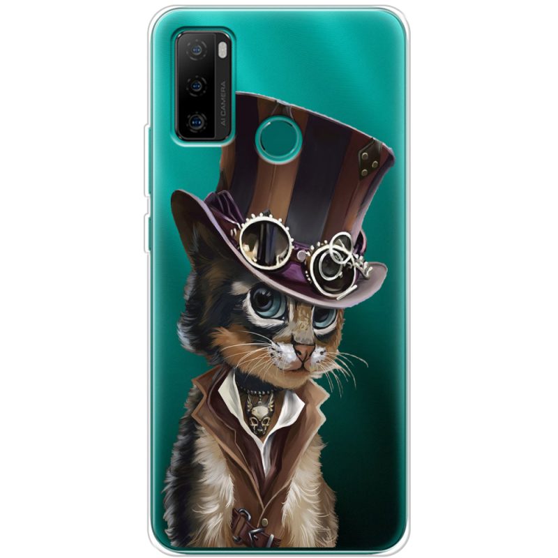 Прозрачный чехол BoxFace Ulefone Note 10P Steampunk Cat