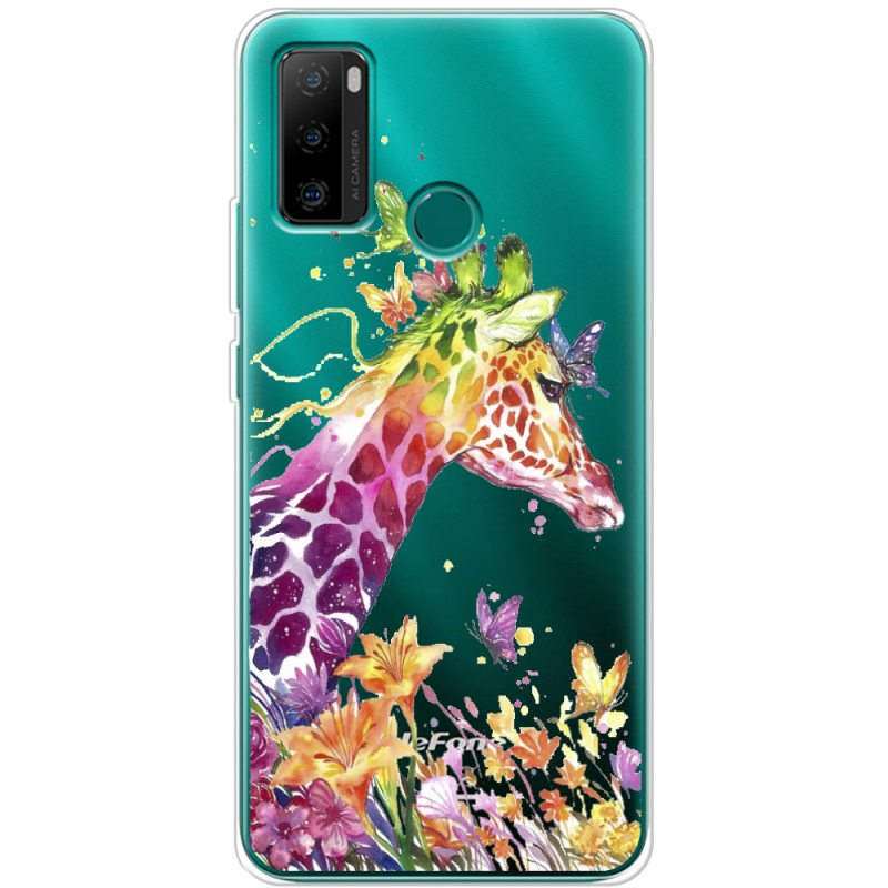 Прозрачный чехол BoxFace Ulefone Note 10P Colorful Giraffe