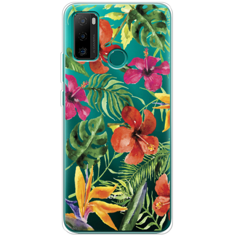 Прозрачный чехол BoxFace Ulefone Note 10P Tropical Flowers