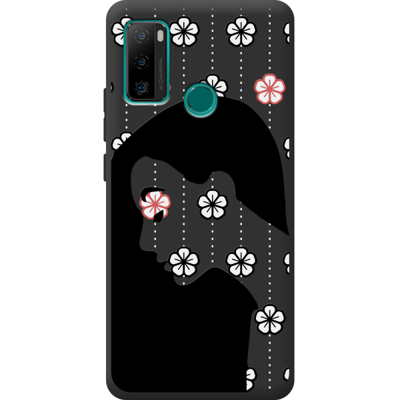 Черный чехол BoxFace Ulefone Note 10P Flower Hair