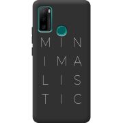 Черный чехол BoxFace Ulefone Note 10P Minimalistic