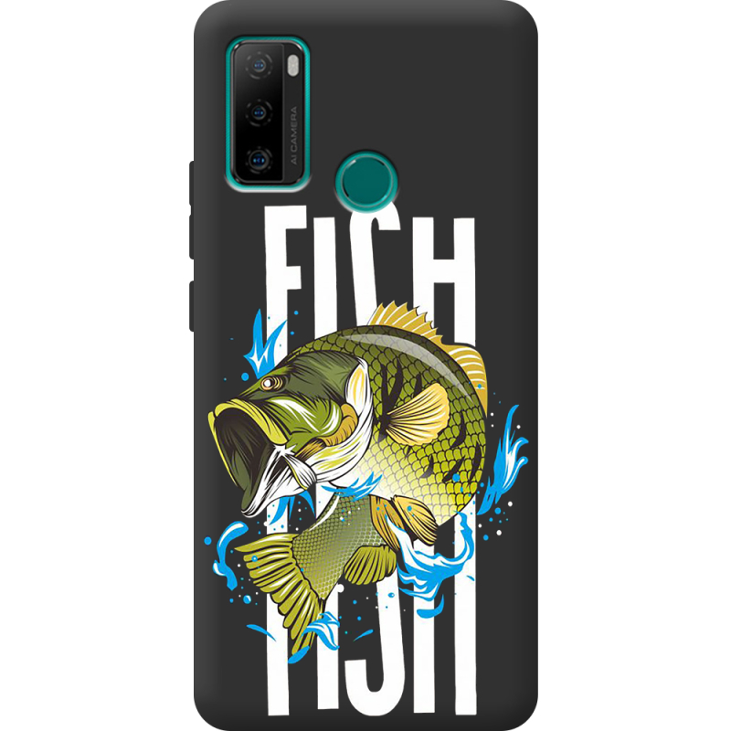 Черный чехол BoxFace Ulefone Note 10P Fish