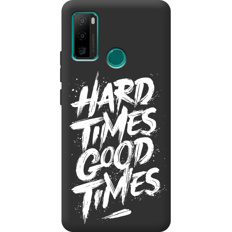 Черный чехол BoxFace Ulefone Note 10P Hard Times Good Times