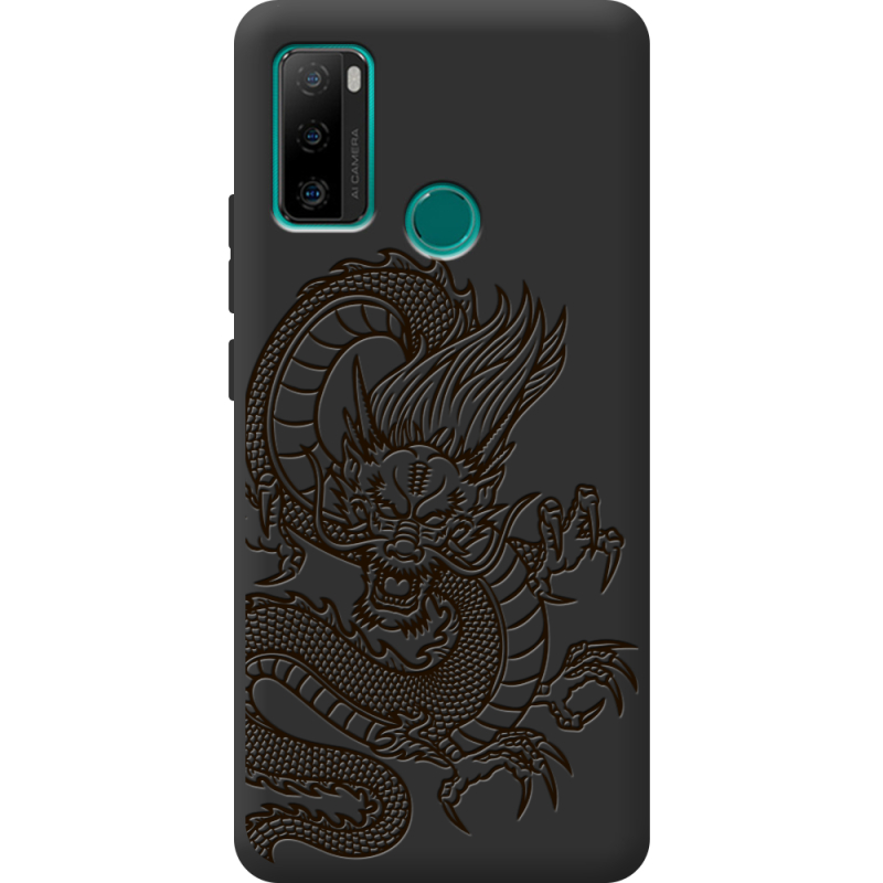 Черный чехол BoxFace Ulefone Note 10P Chinese Dragon