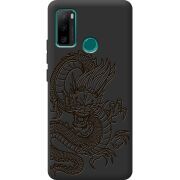 Черный чехол BoxFace Ulefone Note 10P Chinese Dragon