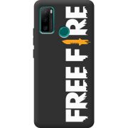 Черный чехол BoxFace Ulefone Note 10P Free Fire White Logo