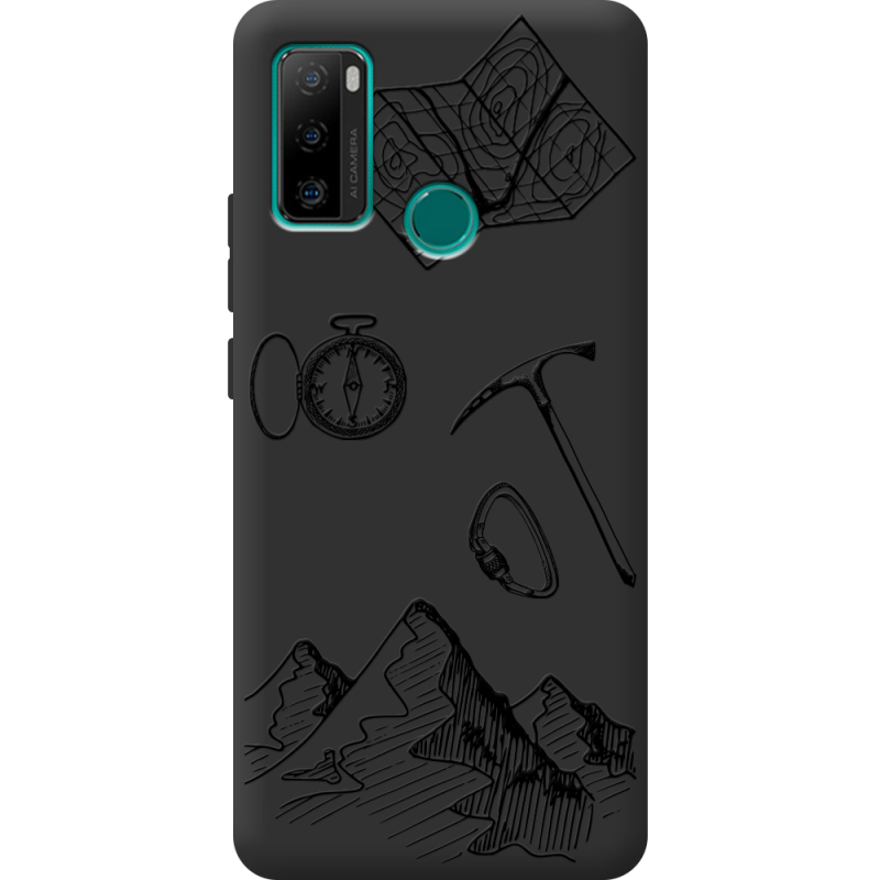 Черный чехол BoxFace Ulefone Note 10P Mountains