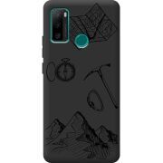 Черный чехол BoxFace Ulefone Note 10P Mountains