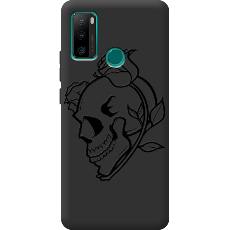 Черный чехол BoxFace Ulefone Note 10P Skull and Roses