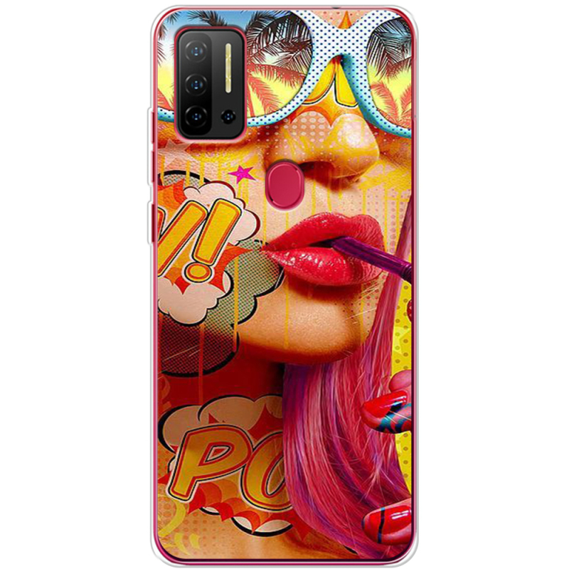 Чехол BoxFace Ulefone Note 11P Yellow Girl Pop Art