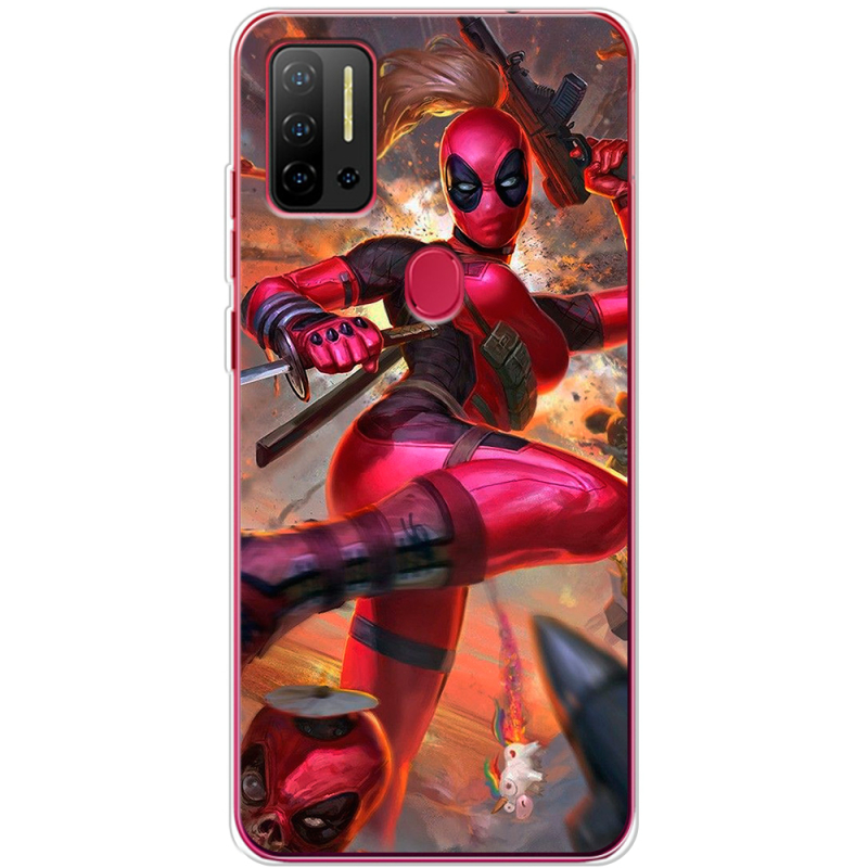 Чехол BoxFace Ulefone Note 11P Woman Deadpool