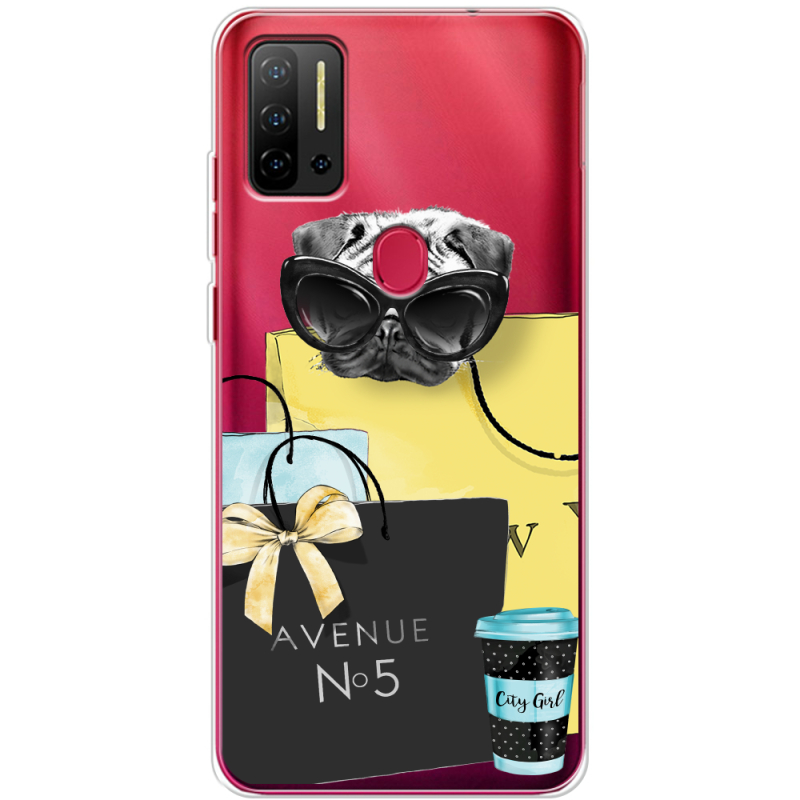 Прозрачный чехол BoxFace Ulefone Note 11P Fashion Pug