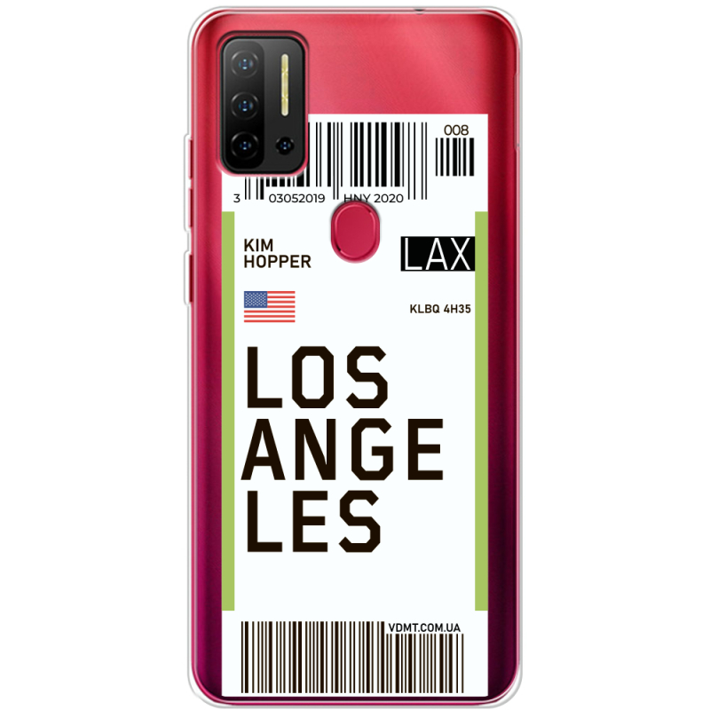 Прозрачный чехол BoxFace Ulefone Note 11P Ticket Los Angeles