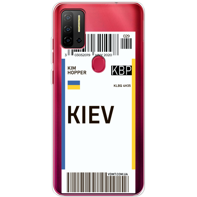 Прозрачный чехол BoxFace Ulefone Note 11P Ticket Kiev