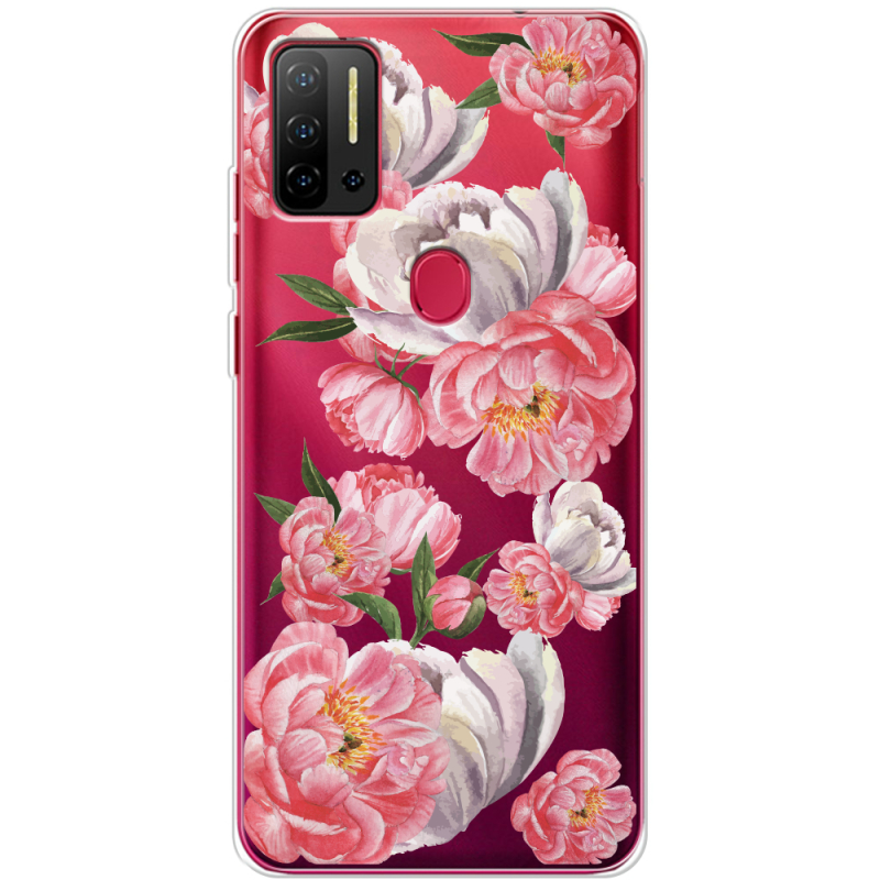 Прозрачный чехол BoxFace Ulefone Note 11P Peony Watercolor Style