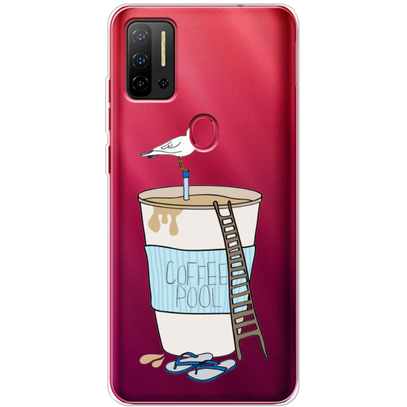 Прозрачный чехол BoxFace Ulefone Note 11P Segull in Cofee Pool