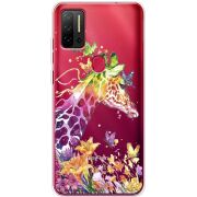 Прозрачный чехол BoxFace Ulefone Note 11P Colorful Giraffe