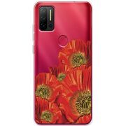 Прозрачный чехол BoxFace Ulefone Note 11P Red Poppies